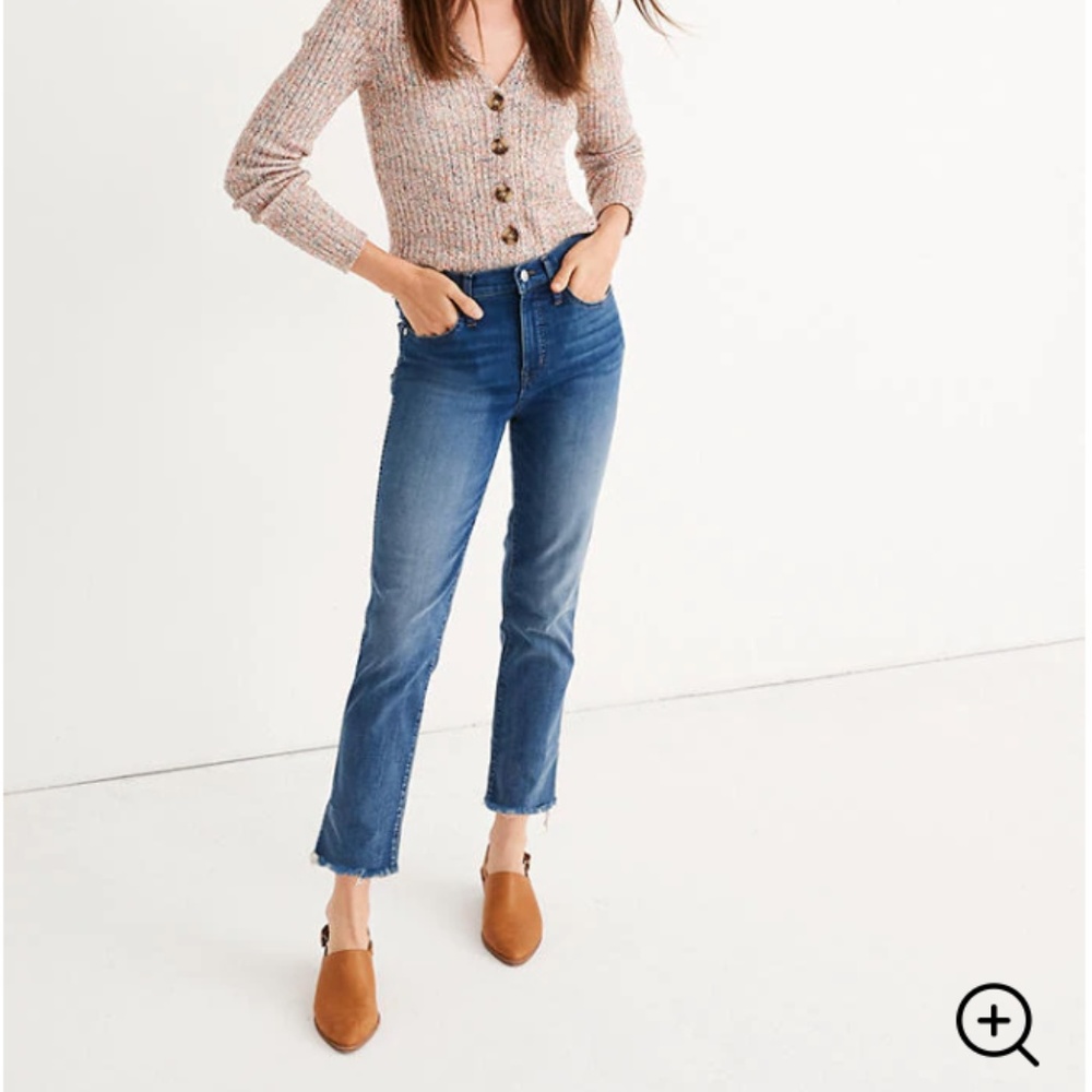 Madewell Stovepipe Jeans in Chancery Wash, worn 1x